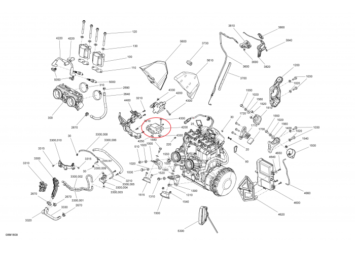 Bobina inductie Ski Doo Summit